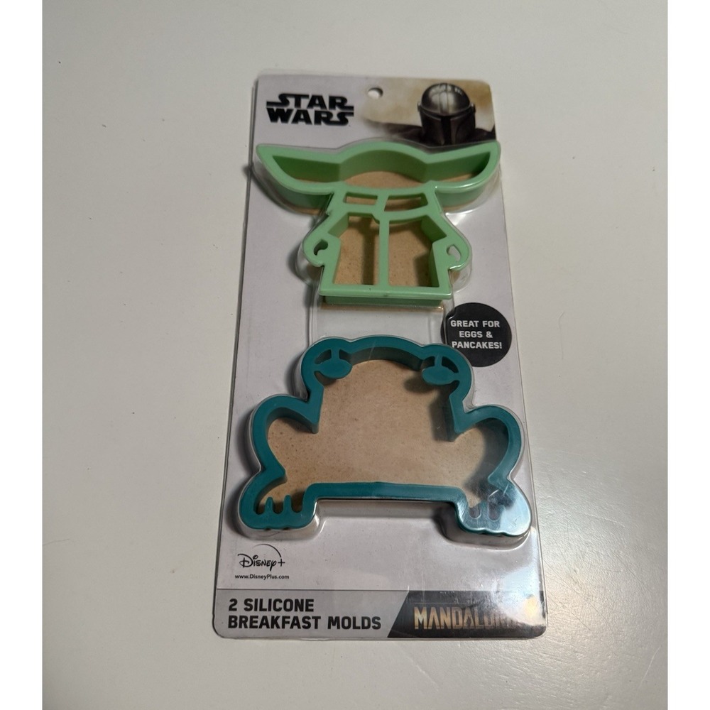 Disney Star Wars Mandalorian Silicone Egg/Pancake Mold Set 2 Dishwasher Safe
